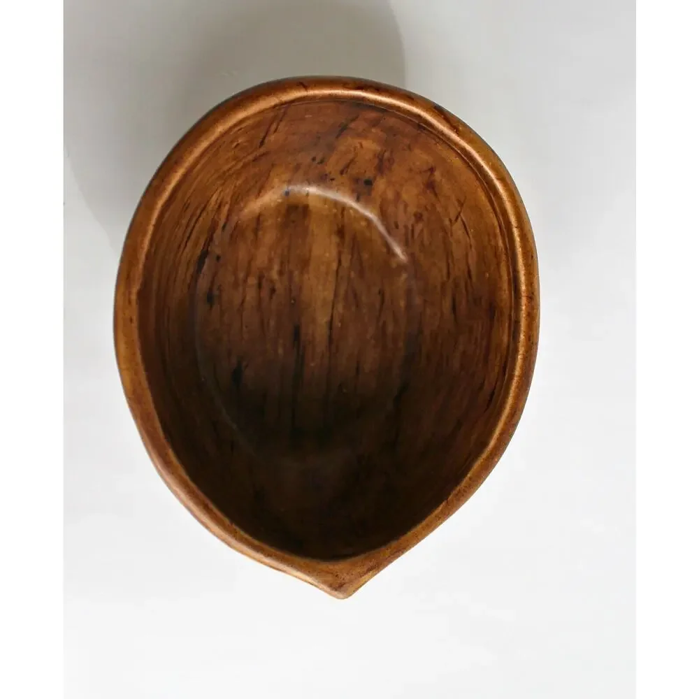 Covered Trinket Dish Catchall Cottagecore Boho Squirrel Artist Signed